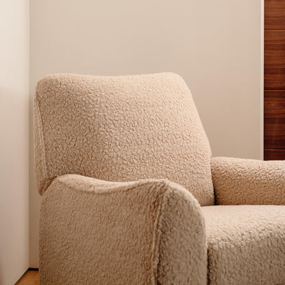 Babyletto Sunday Power Recliner and Swivel Glider in Shearling