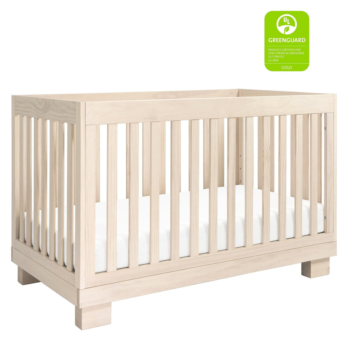 Babyletto Modo 3-in-1 Convertible Crib with Toddler Bed Conversion Kit
