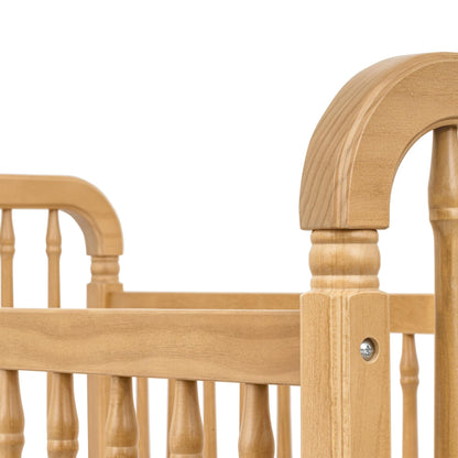 Namesake Liberty 3-in-1 Convertible Spindle Crib with Toddler Bed Conversion Kit