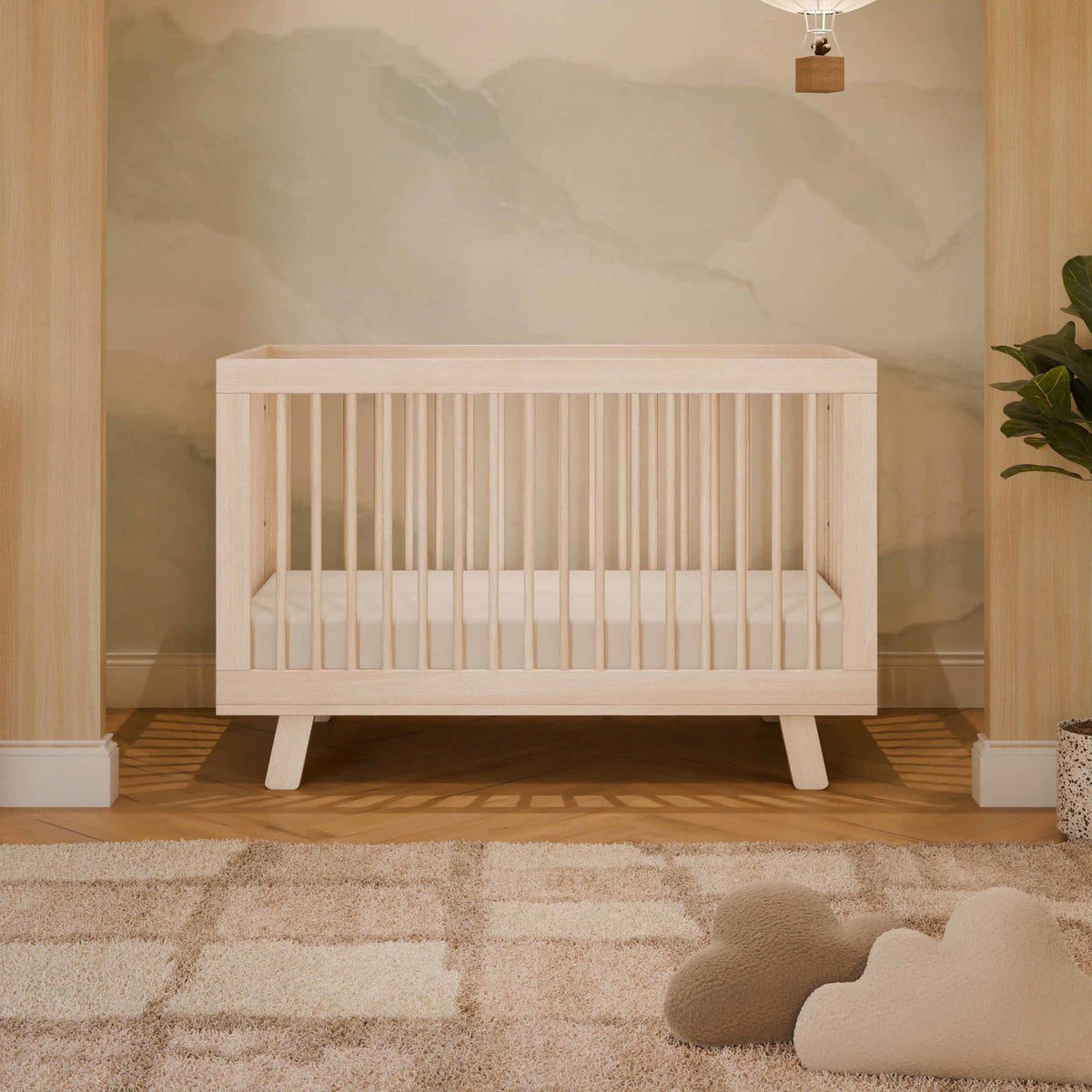 Babyletto Hudson 3-in-1 Convertible Crib with Toddler Bed Conversion Kit