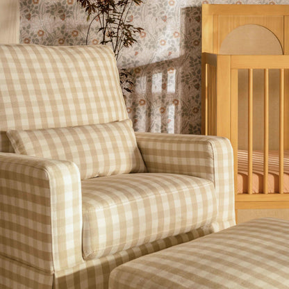 Namesake Crawford Pillowback Comfort Swivel Glider