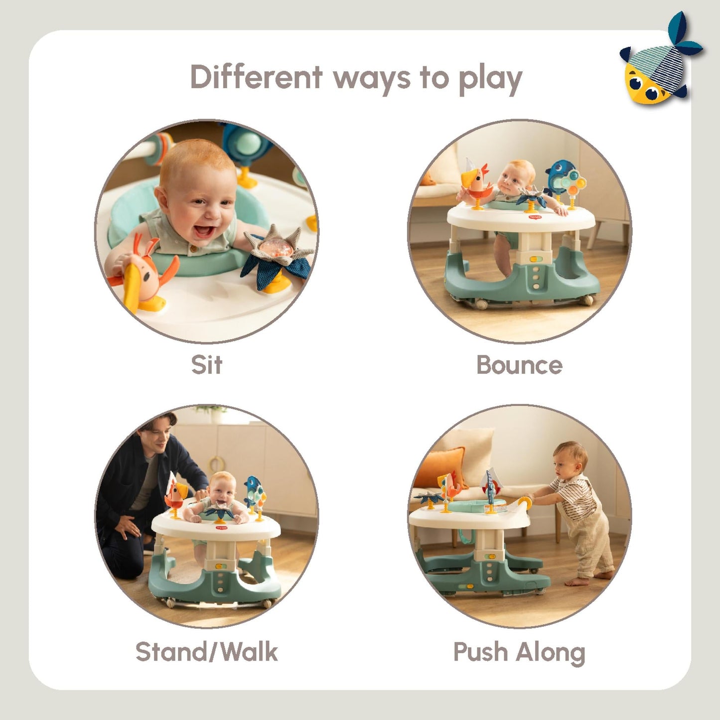 Tiny Love Tiny Mariners 4-in-1 Here I Grow Mobile Activity Center