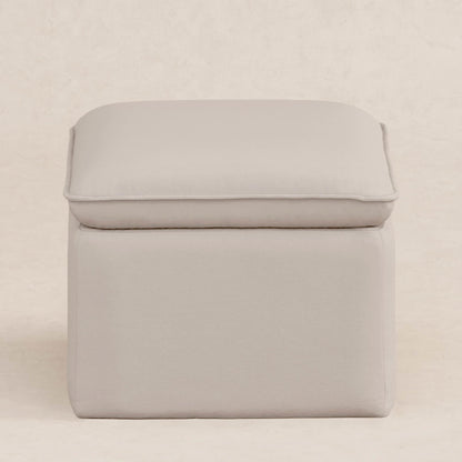 Babyletto Cali Storage Ottoman in Eco-Performance Fabric | Water Repellent & Stain Resistant