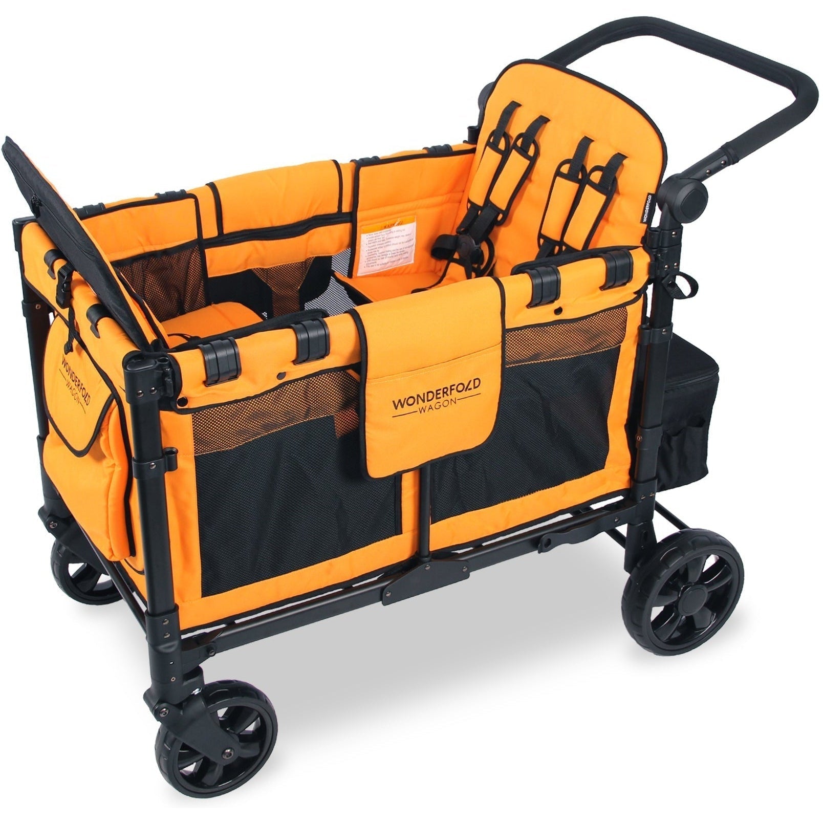 4 passenger wagon stroller Wonderfold W4 Elite Quad Stroller Wagon (4 Seater) – The Baby'z Room