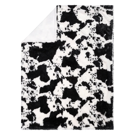 Cow Plush Baby Blanket
