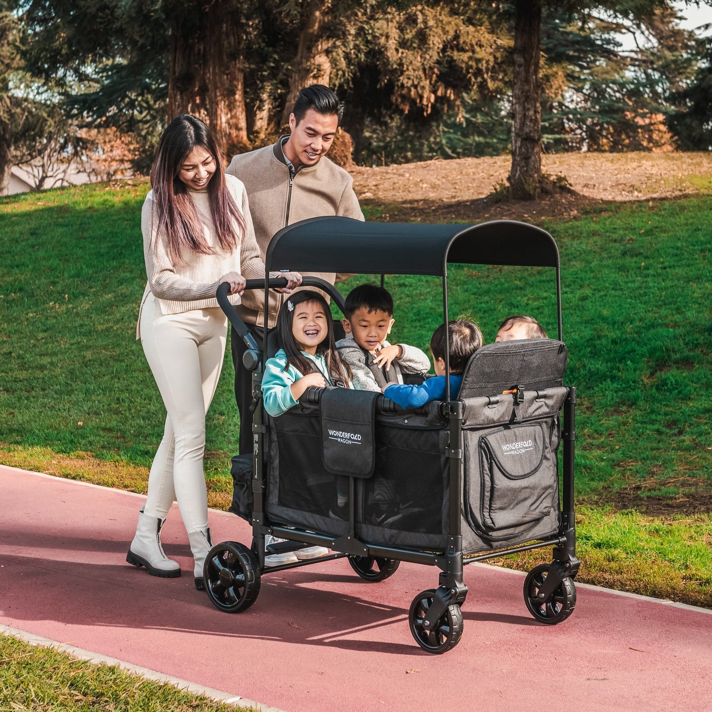 Wonderfold W4 Elite Quad Stroller Wagon (4 Seater)