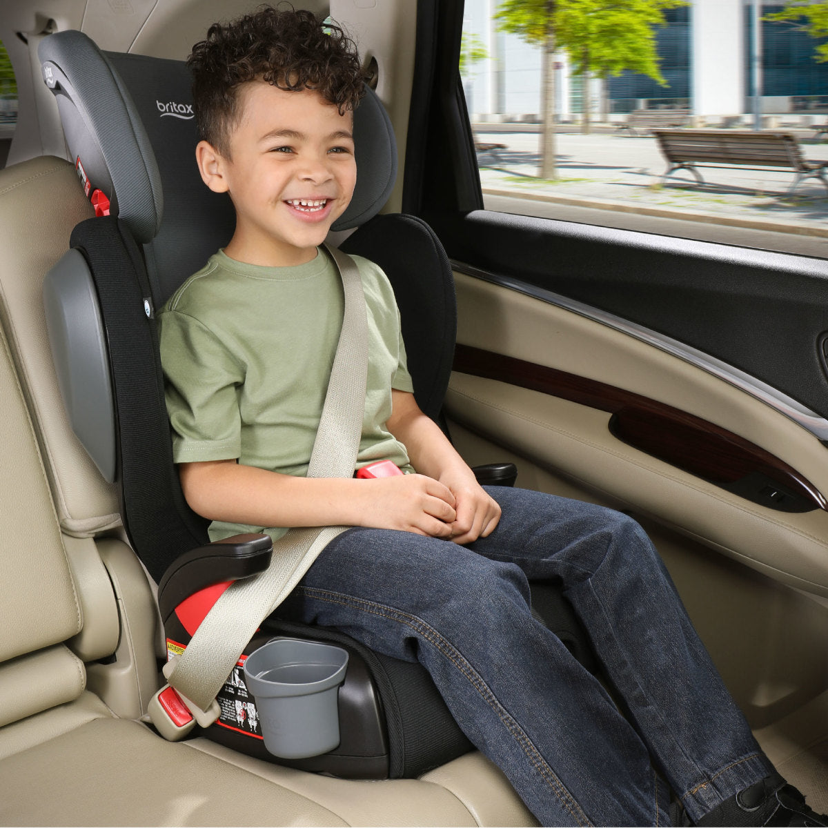 Seat belt positioning booster discount