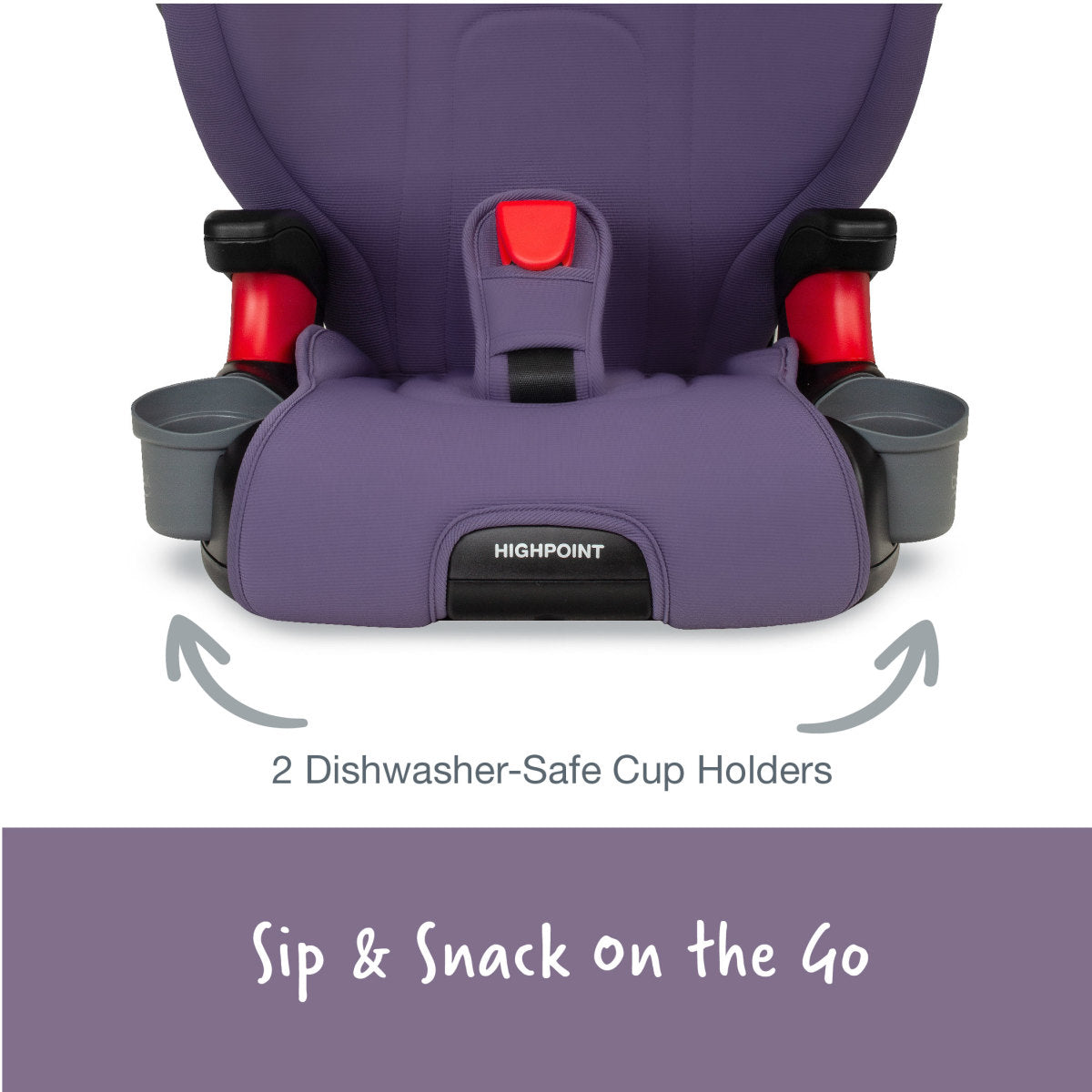 Britax Highpoint Backless Belt-Positioning Booster Seat with Safewash
