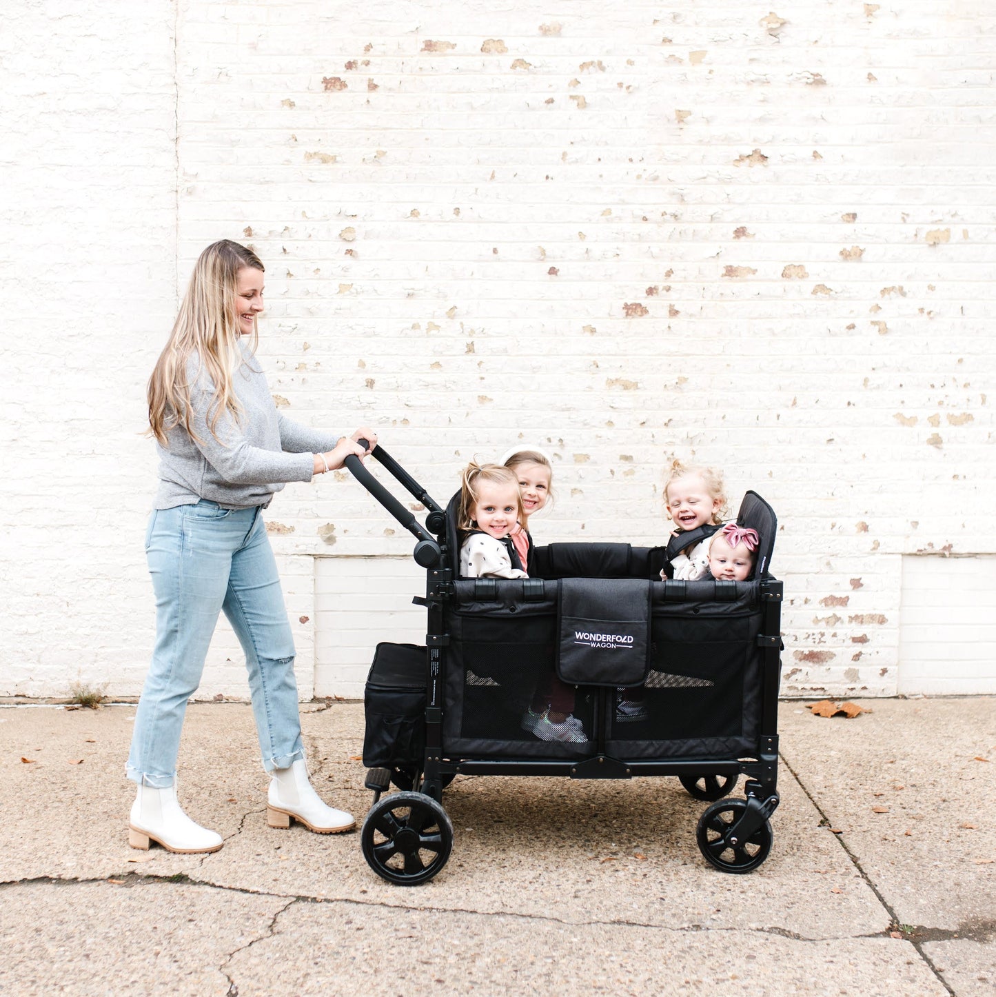 Wonderfold W4 Elite Quad Stroller Wagon (4 Seater)