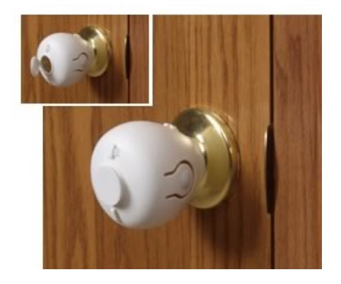 Door Knob Covers w/key hole cover 2-pack