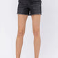 Mid-Rise Maternity Cut-Off Denim Shorts