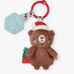 Holiday Bear Itzy Pal Plush + Teether