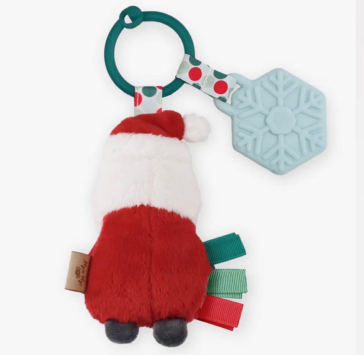Holiday Santa Itzy Pal Plush + Teether