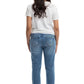 Maternity 27" Cuffed Slim Girlfriend W/ Bellyband In Jaimie