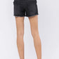 Mid-Rise Maternity Cut-Off Denim Shorts