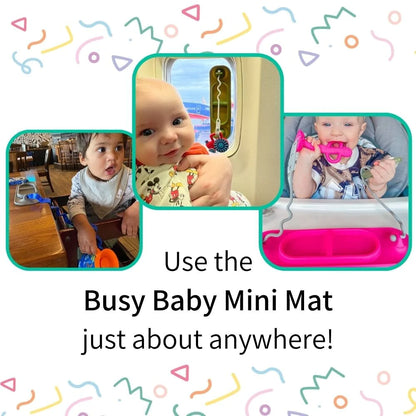 Busy Baby Mini Mat with Toy Straps
